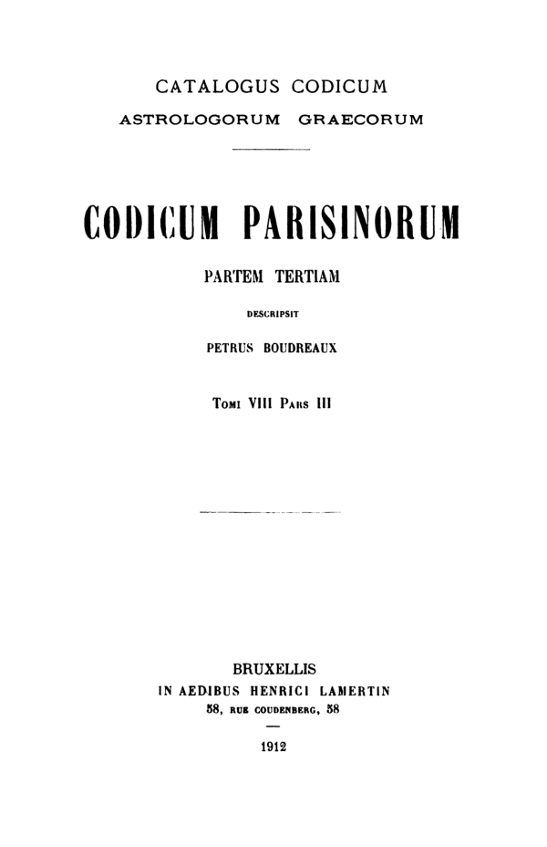 Cover of CCAG Vol. 8c