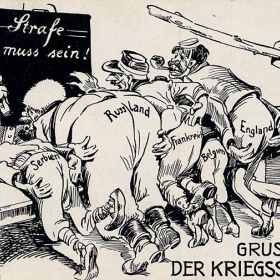 caricature first world war