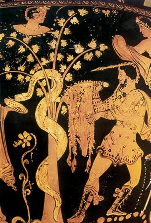 Ἰά&sigma;&omega;&nu; &kappa;&alpha;ὶ &Kappa;&omicron;&lambda;&chi;&iota;&kappa;ὸ&sigmaf; &Delta;&rho;ά&kappa;&omega;&nu;