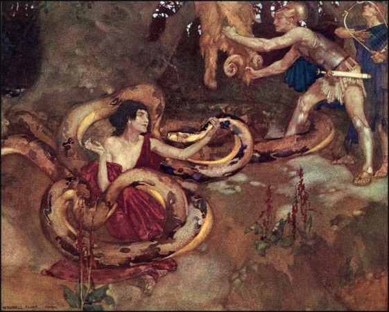 Ἰά&sigma;&omega;&nu;, &Mu;ή&delta;&epsilon;&iota;&alpha; &kappa;&alpha;ὶ &Kappa;&omicron;&lambda;&chi;&iota;&kappa;ὸ&sigmaf; &Delta;&rho;ά&kappa;&omega;&nu;, &tau;&omicron;ῦ &Phi;&lambda;ὶ&nu;&tau;