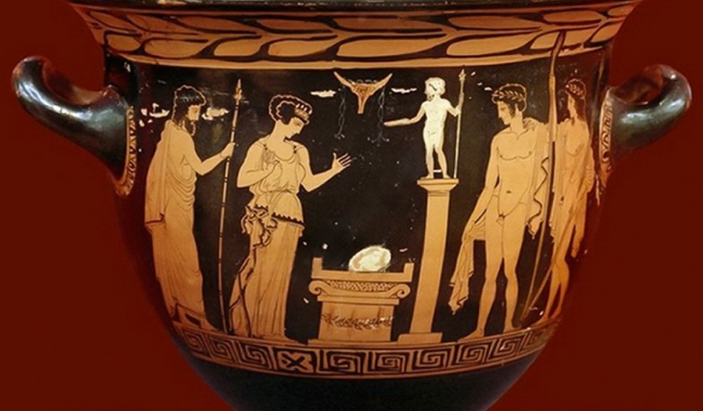 Ἑ&lambda;έ&nu;&eta;&sigmaf; &gamma;έ&nu;&nu;&eta;&sigma;&eta; ἐ&kappa; &tau;&omicron;ῦ &alpha;ὐ&gamma;&omicron;ῦ &tau;ῆ&sigmaf; &Nu;&epsilon;&mu;έ&sigma;&epsilon;&omega;&sigmaf;