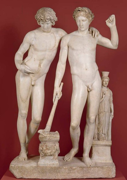 &Delta;&iota;ό&sigma;&kappa;&omicron;&upsilon;&rho;&omicron;&iota;, ἀ&nu;&tau;ί&gamma;&rho;&alpha;&phi;&omicron; &Pi;&rho;&alpha;&xi;&iota;&tau;έ&lambda;&omicron;&upsilon;&sigmaf;