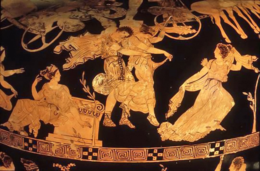 Ἡ ἀ&pi;&alpha;&gamma;&omega;&gamma;ὴ &tau;ῶ&nu; &Lambda;&epsilon;&upsilon;&kappa;&iota;&pi;&pi;ί&delta;&omega;&nu;, Ἀ&phi;&rho;&omicron;&delta;ί&tau;&eta; &kappa;&alpha;ὶ &Pi;&epsilon;&iota;&theta;ώ