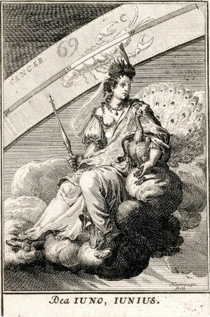 Ἰ&omicron;ύ&nu;&omicron; (Ἥ&rho;&alpha;) &kappa;&alpha;ὶ Ἰ&omicron;ύ&nu;&iota;&omicron;&sigmaf; &mu;ῆ&nu;&alpha;&sigmaf;