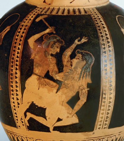 Ἡ &Delta;ί&kappa;&eta; &kappa;&tau;&upsilon;&pi;ᾶ &tau;ὴ&nu; Ἀ&delta;&iota;&kappa;ί&alpha;