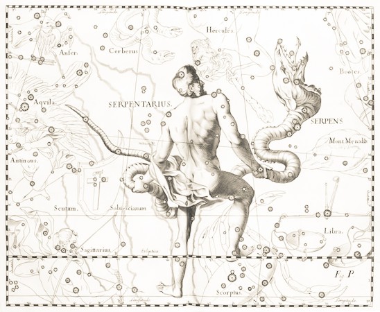 Ὁ ἀ&sigma;&tau;&epsilon;&rho;&iota;&sigma;&mu;ὸ&sigmaf; &tau;&omicron;ῦ Ὀ&phi;&iota;&omicron;ύ&chi;&omicron;&upsilon;, Ἑ&beta;έ&lambda;&iota;&omicron;&sigmaf;