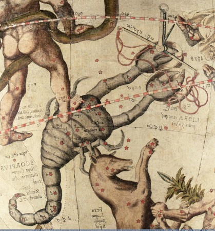 Ὁ Ὀ&phi;&iota;&omicron;ῦ&chi;&omicron;&sigmaf; &pi;&alpha;&tau;ά&epsilon;&iota; &tau;ὸ&nu; &Sigma;&kappa;&omicron;&rho;&pi;&iota;ό, &chi;&alpha;&rho;&tau;&omicron;&gamma;&rho;&alpha;&phi;ί&alpha;