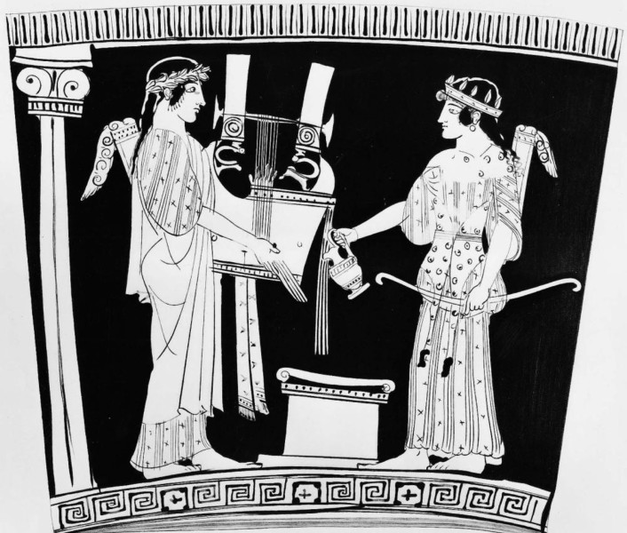 Ἀ&pi;ό&lambda;&lambda;&omega;&nu; &kappa;&alpha;ὶ Ἄ&rho;&tau;&epsilon;&mu;&iota;&sigmaf; &gamma;ύ&rho;&omega; ἀ&pi;ὸ &beta;&omega;&mu;ό