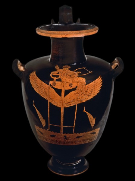 Ὁ Ἀ&pi;ό&lambda;&lambda;&omega;&nu; &tau;&alpha;&xi;&iota;&delta;&epsilon;ύ&epsilon;&iota; &pi;&rho;ὸ&sigmaf; &tau;ὴ&nu; Ὑ&pi;&epsilon;&rho;&beta;&omicron;&rho;έ&alpha;