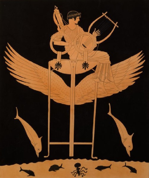 Ὁ Ἀ&pi;ό&lambda;&lambda;&omega;&nu; &tau;&alpha;&xi;&iota;&delta;&epsilon;ύ&epsilon;&iota; &pi;&rho;ὸ&sigmaf; &tau;ὴ&nu; Ὑ&pi;&epsilon;&rho;&beta;&omicron;&rho;έ&alpha;