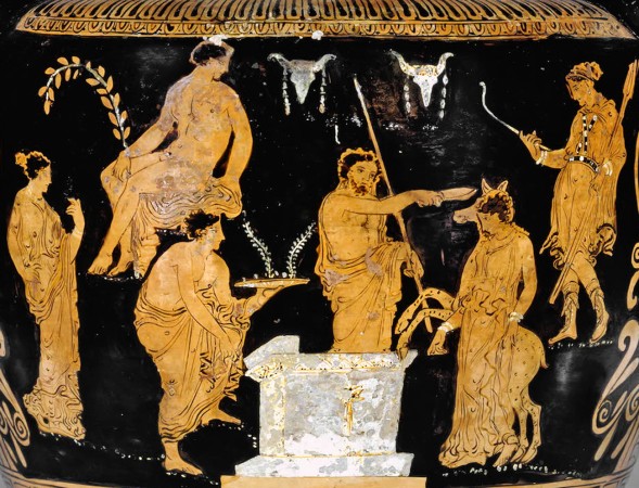 Ἰ&phi;&iota;&gamma;έ&nu;&epsilon;&iota;&alpha; ἐ&nu; &Alpha;ὐ&lambda;ί&delta;&iota;